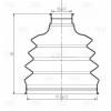 TRIALLI FG1414 FG 1414_к-кт пыльника ШРУСа наруж.! хомуты, смазка\ VW Polo V 09&gt;