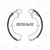 TRIALLI GF4544 GF 4544_колодки барабанные!\ Mitsubishi Pajero Pinin/Space Wagon 2.0/2.4D/TD 99&gt;