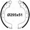 TRIALLI GF4565 GF 4565_колодки барабанные!\ Toyota 4Runner all 87&gt;/Hiace 89&gt;