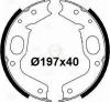 TRIALLI GF4606 Колодки торм. для а/м Mitsubishi Pajero II (90-)/Pajero Sport (08-) барабан. ст. торм. 197x40