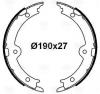 TRIALLI GF4638 GF 4638_колодки барабанные ручника!\ Lexus IS/GS 2.5/3.5 05-11