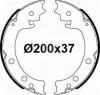 TRIALLI GF4650 GF 4650_колодки барабанные!\ Suzuki Grand Vitara 2.4i 09&gt;