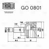 TRIALLI GO0801 ШРУС наружный