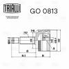 TRIALLI GO0813 ШРУС Hyundai Elantra (HD) 05-, i30 I 07- наружный MT (+ABS) Trialli