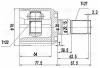 TRIALLI GO0823 GO 0823_ШРУС внутренний к-кт!\ Hyundai Elantra/i30 11&gt;
