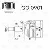 TRIALLI GO0901 GO 0901_ШРУС наруж. к-кт!\ Renault Kangoo 97&gt;/Clio Symbol 1.4i/1.6i 01&gt;