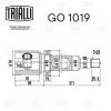 TRIALLI GO1019 GO 1019_ШРУС внутренний правый к-кт! MT \ Ford Fiesta 1.4i/1.6i 01&gt;/Fusion 1.4i/1.6i 02&gt;