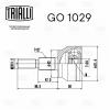 TRIALLI GO1029 GO 1029_ШРУС наруж. к-кт! 24 шлц. \ Ford Focus III 1.6Ti 11&gt;