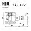TRIALLI GO1032 GO 1032_ШРУС внутренний левый к-кт!\ Ford Mondeo IV 2.0i 07&gt;