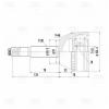 TRIALLI GO1038 ШРУС для а/м Ford Transit Tourneo (06-) 2.2TDCi (наруж.) (31 шлц.) ABS (GO 1038)