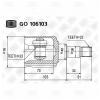TRIALLI GO106103 ШРУС