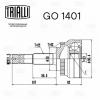 TRIALLI GO1401 ШРУС