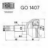 TRIALLI GO1407 ШРУС