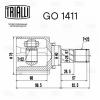 TRIALLI GO1411 ШРУС