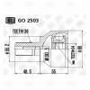 TRIALLI GO2503 ШРУС
