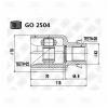 TRIALLI GO2504 ШРУС