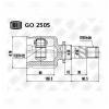 TRIALLI GO2505 ШРУС