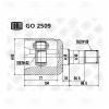 TRIALLI GO2509 ШРУС