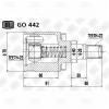 TRIALLI GO442 ШРУС внутренний для а/м Sens/Chance/ЗАЗ 1102 Таврия 1.3