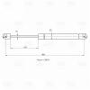 TRIALLI GS1823 Амортизатор крышки багажника Skoda Octavia 96- универс. Trialli