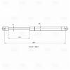 TRIALLI GS1847 Амортизатор капота VW Transporter (T5) 03-, Multivan 03- Trialli