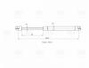 TRIALLI GS2105 Амортизатор крышки багажника Opel Astra H 04- седан Trialli