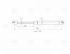 TRIALLI GS2123 Амортизатор Opel Zafira B (05-) (крышки багажника) (GS 2123)