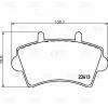 TRIALLI PF0911 PF 0911_колодки дисковые передние!\ Renault Maste, Opel Movano 1.9TDi-2.8TDi 00&gt;