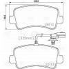 TRIALLI PF0973 PF 0973_колодки дисковые задние! 128.6x18.3x59.8\Nissan NV400, Opel Movano, Renault Master 10&gt;