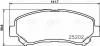 TRIALLI PF1413 PF 1413_колодки тормозные дисковые передние!\ Nissan Qashqai 06&gt;