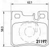 TRIALLI PF1512 Колодки торм. диск. зад. Mercedes-Benz E-class (95-) (PF1512)