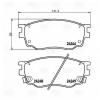 TRIALLI PF2502 PF 2502_колодки дисковые передние!\ Mazda 6 GG/GY 1.8i/2.0Di 02&gt;