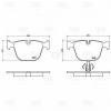 TRIALLI PF4011 PF 4011_колодки дисковые перед.!\ BMW X5/X6 E71/E72/GT 4.4i/3.0D 08&gt;