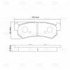 TRIALLI PF4019 PF 4019_колодки дисковые задние!\ Daewoo Nubira, Chevrolet Lacetti 1.6i/1.8i 03&gt;