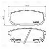 TRIALLI PF4045 PF 4045_колодки дисковые задние!\ KIA Sorento 2.4i/3.5i/2.5CRDi 02&gt;
