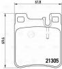 TRIALLI PF4058 Колодки торм. для а/м Mercedes E-Class (W210) (95-) диск. зад. (PF 4058)