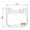 TRIALLI PF4062 PF 4062_колодки дисковые задние! 76x66x16\ MB W163/55AMG 3.5-5.5/4.0CDi 98&gt;