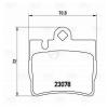 TRIALLI PF4064 Колодки торм. для а/м Mercedes S-Class (W220) (98-)/CL500-63 (C215) (99-) диск. зад. | зад прав/лев 