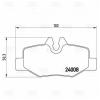 TRIALLI PF4066 PF 4066_колодки дисковые задние!\ MB W639 Viano 2.2/3.0/3.203&gt;