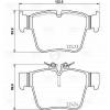 TRIALLI PF4073 PF 4073_колодки дисковые задние!\ MB GLC X253/C W205 15&gt; AMG C 43