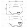 TRIALLI PF4095 Колодки торм. диск. зад. Subaru Impreza (GG/GD) (00-) (PF 4095)