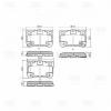 TRIALLI PF4109 PF 4109_колодки дисковые задние!\ Lexus GS 300/430/IS 2.5/2.2D 05&gt;