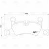TRIALLI PF4123 PF 4123_колодки дисковые задние!\ VW Touareg II, Porsche Cayenne II 10&gt;