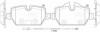 TRIALLI PF4136 PF 4136_колодки дисковые задние!\BMW E81/E87/E90 1.6i-2.0i/1.6D/1.8D 04&gt;,Mini Cooper 1.6-2.0 10&gt;