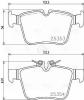TRIALLI PF4147 PF 4147_колодки тормозные дисковые задние в компл. с датчиком!\ MB C W205 14&gt;