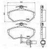 TRIALLI PF4164 PF 4164_колодки дисковые передние!\Audi A4 1.8T-3.0TD 04-07, VW Passat 1.6-2.5TD 96-05