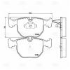 TRIALLI PF4175 PF 4175_колодки дисковые передние!\BMW E39 3.0-4.0/3.0D 00-03/E53 3.0/4.4/3.0D 00&gt;