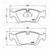 TRIALLI PF4176 PF 4176_колодки дисковые передние! с антискрипными пластинами\ BMW E36 1.6i-2.8i/1.8TD-2.5TDs 90&gt;