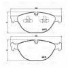 TRIALLI PF4181 PF 4181_колодки дисковые передние!\ BMW X5/X6 E70/E71 4.8i/5.0i/3.0d 07&gt;