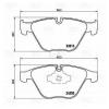 TRIALLI PF4183 PF 4183_колодки тормозные дисковые передние 155x68!\ BMW 3 E90/91/92/93 05&gt;